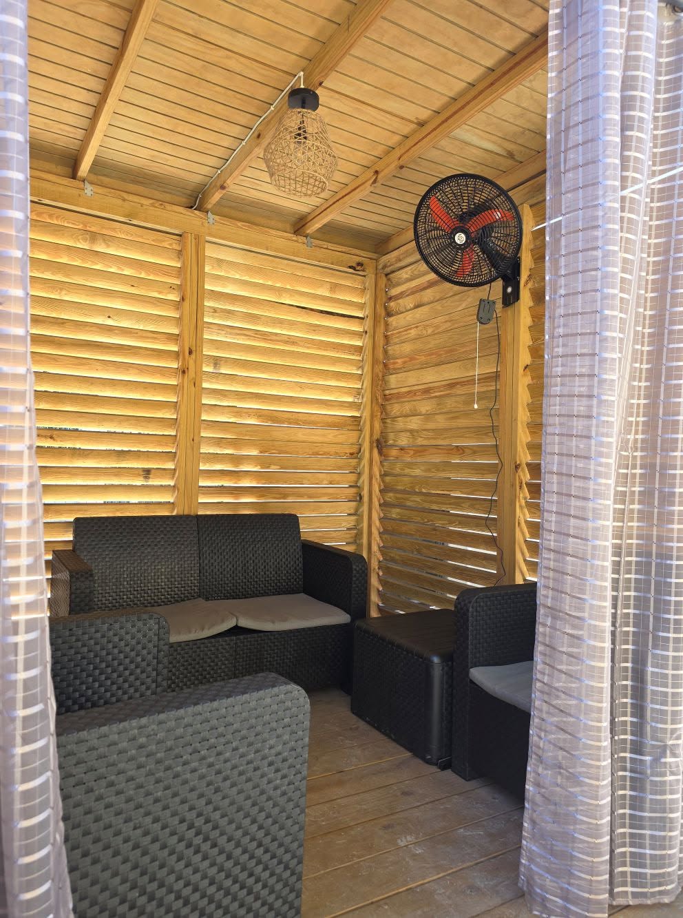 Interior of cabana lounge